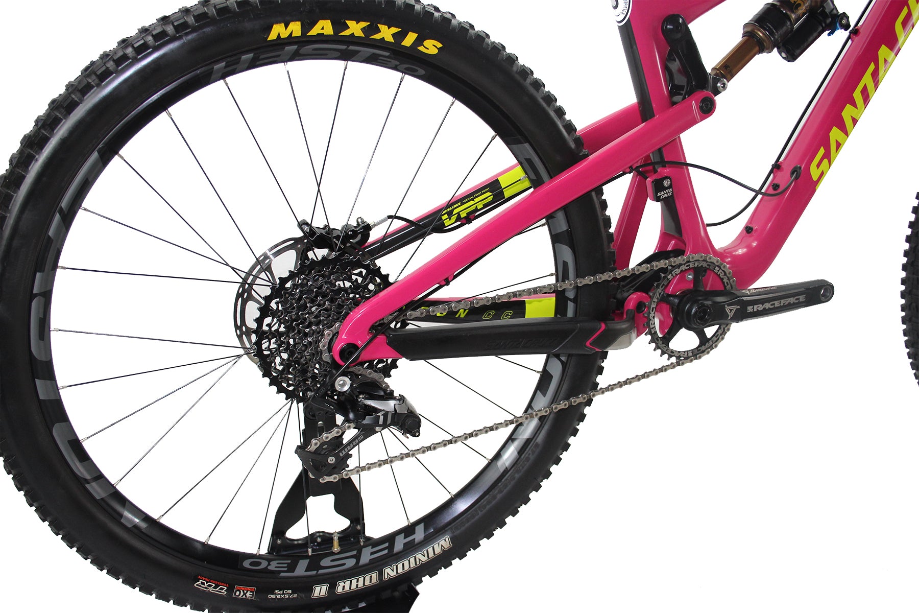 Santa Cruz Bronson 2 CC X01 Kit Pink Large Demo 1 Cambria Bike