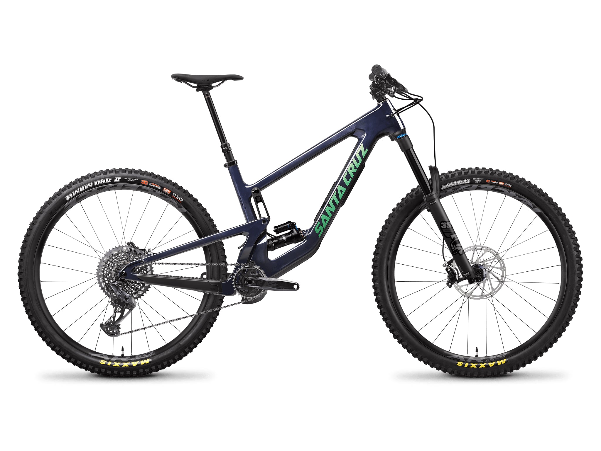 29er カスタム クロスバイク　 Santa Cruz Megatower Carbon 29 - S Kit - Blue - 2022 – Cambria Bike