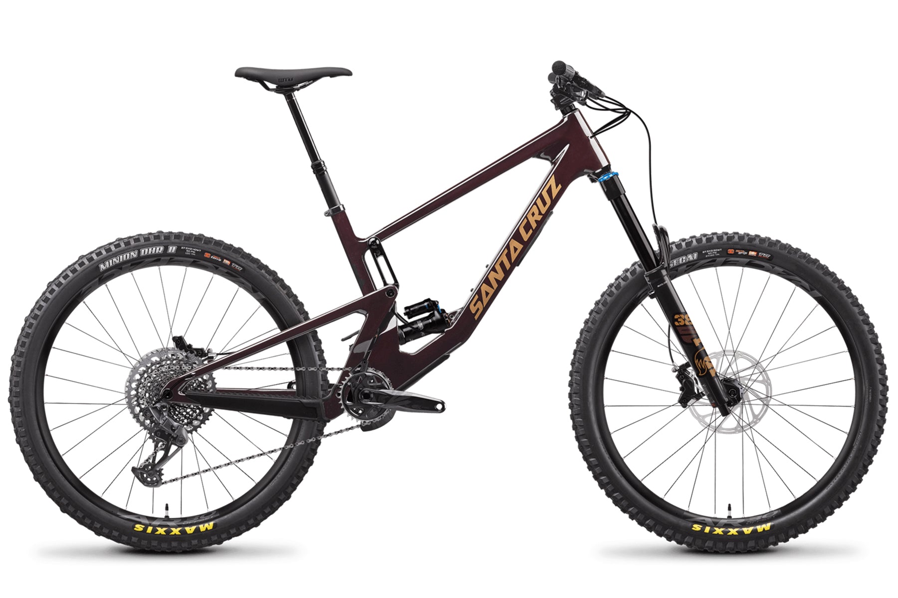 Santa Cruz Nomad Carbon 27.5 - S Kit - Oxblood - 2022 Oxblood Medium 