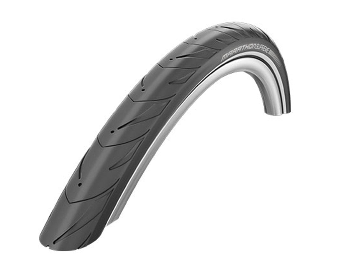 Schwalbe Marathon Supreme V-Guard 700c Folding Road Tire - Black-Reflex