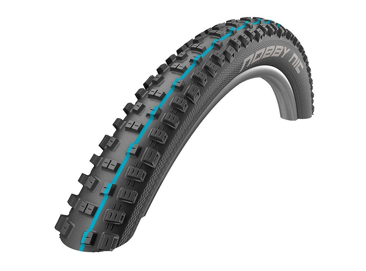 Schwalbe Nobby Nic Evolution 27.5" Folding MTB Tire - Snakeskin - Apex Black 2.8" TL Easy - Addix SpeedGrip - APEX