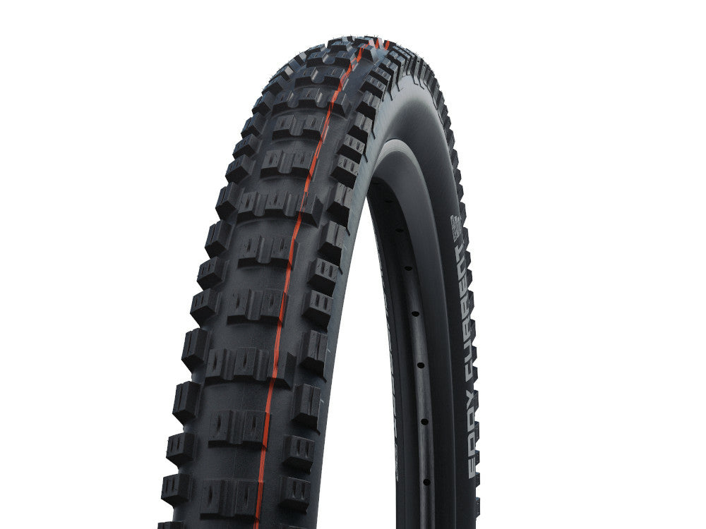 Schwalbe Eddy Current 29" Folding MTB Tire - SuperTrail - Front Black 2.4" Addix Soft