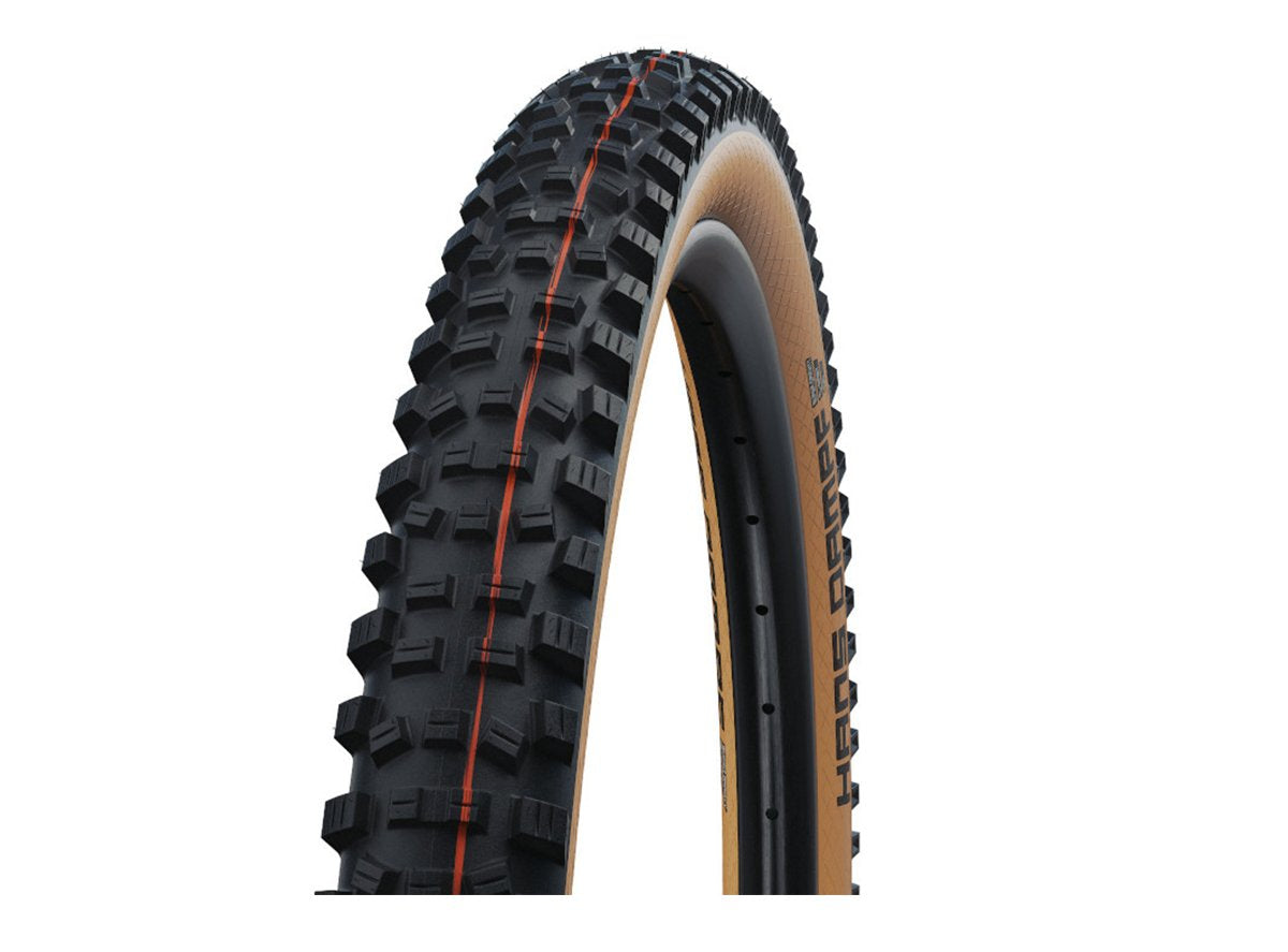 Schwalbe Hans Dampf EVO Super Trail 27.5" Folding MTB Tire - Addix - Black-Tan Black - Tan 2.35" Addix Soft