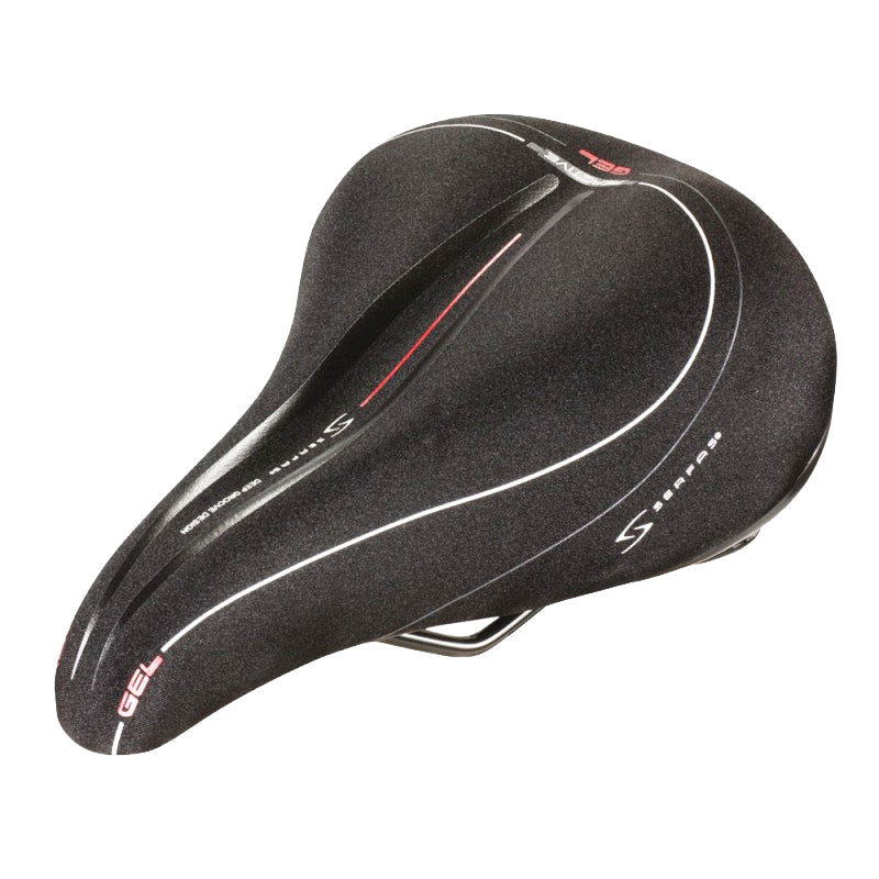 Serfas Full Suspension Hybrid Saddle - Black Black  