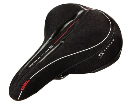 Serfas Reactive Gel Saddle - Black Black  