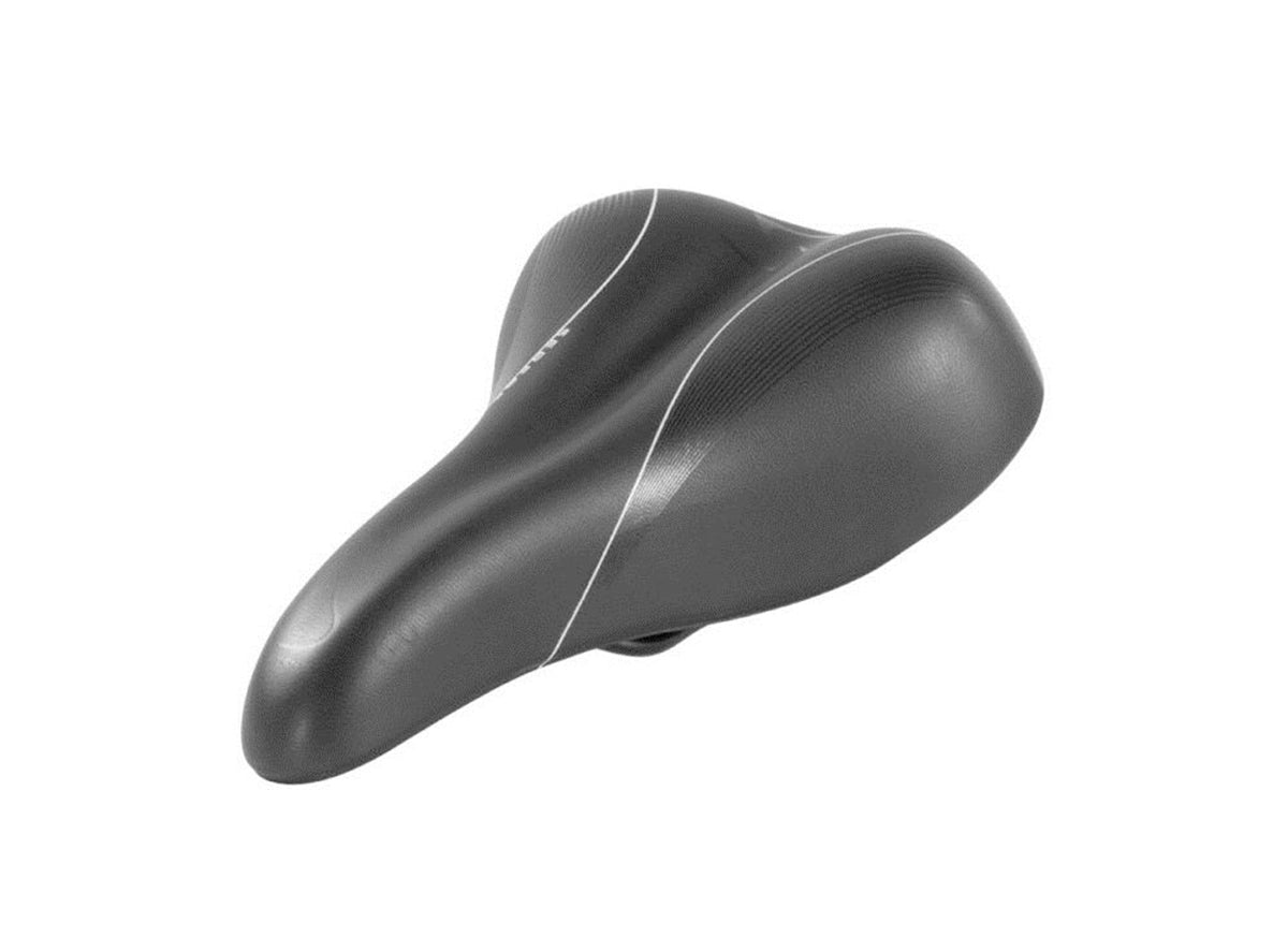 Serfas Elements Reactive Weatherproof Gel Saddle - Youth - Black Black  