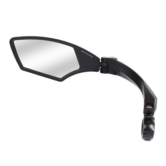 Serfas MR-4 Glass Lens Bar Mirrors Black Left 