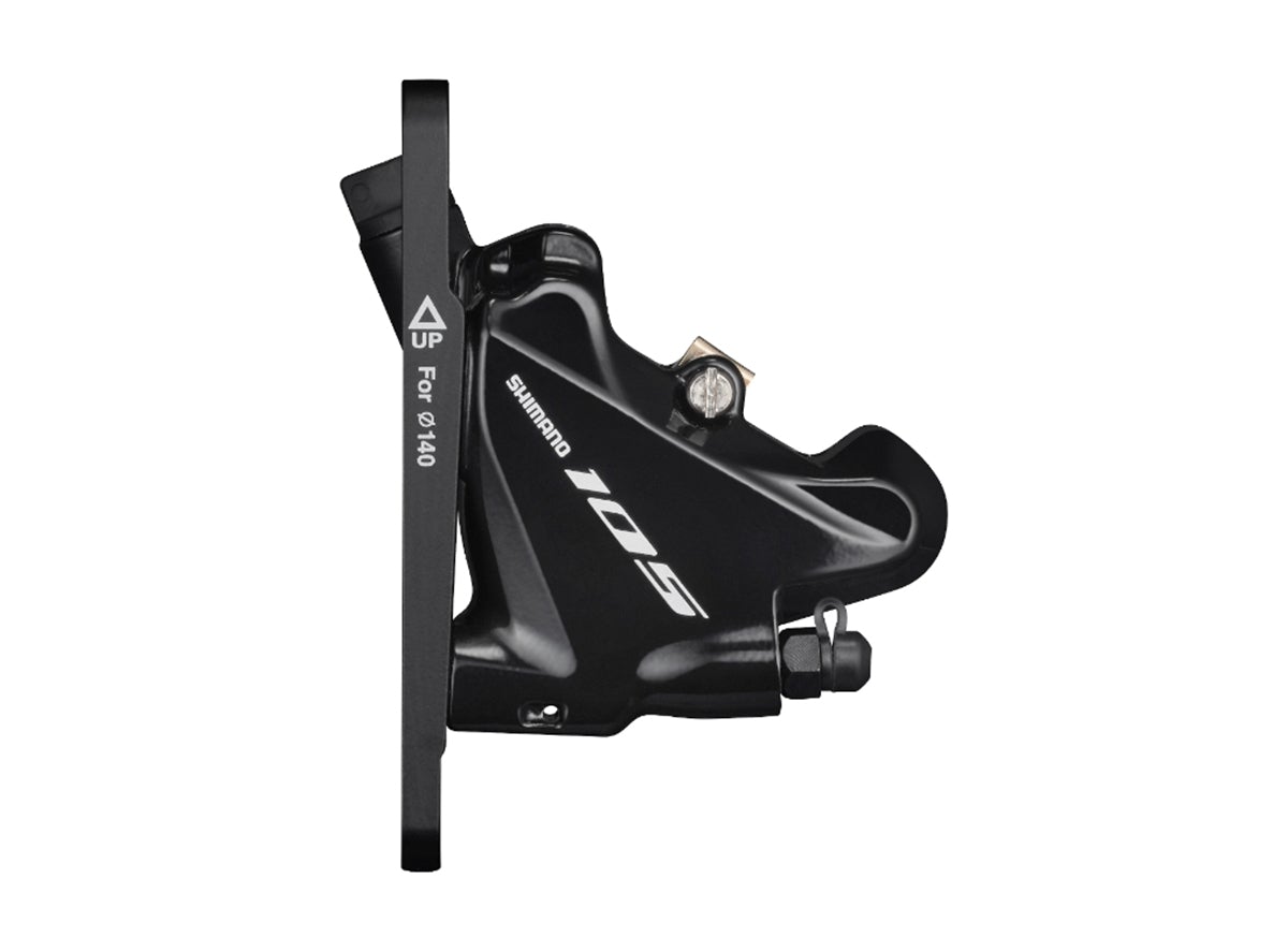 Shimano 105 R7070 Disc Brake Caliper - Black Black Front 