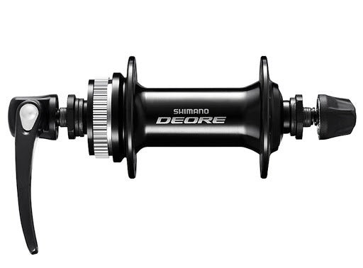 Shimano Hone M600 MTB Disc Hub - Front - Center Lock - Black Black 9x100mmQR 32h