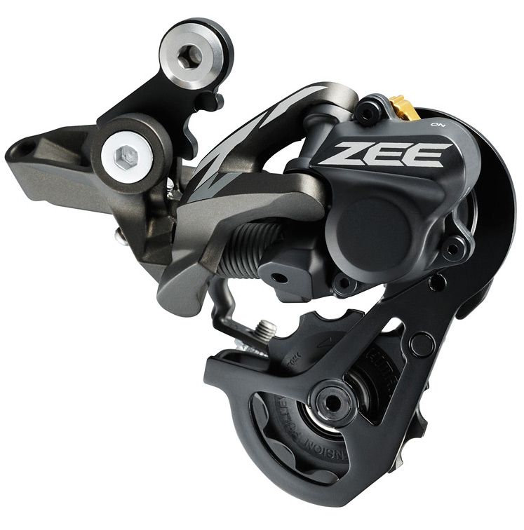 Shimano Zee M640 Shadow+ 10 Spd MTB Rear Derailleur Black 23-28t - Close Ratio 