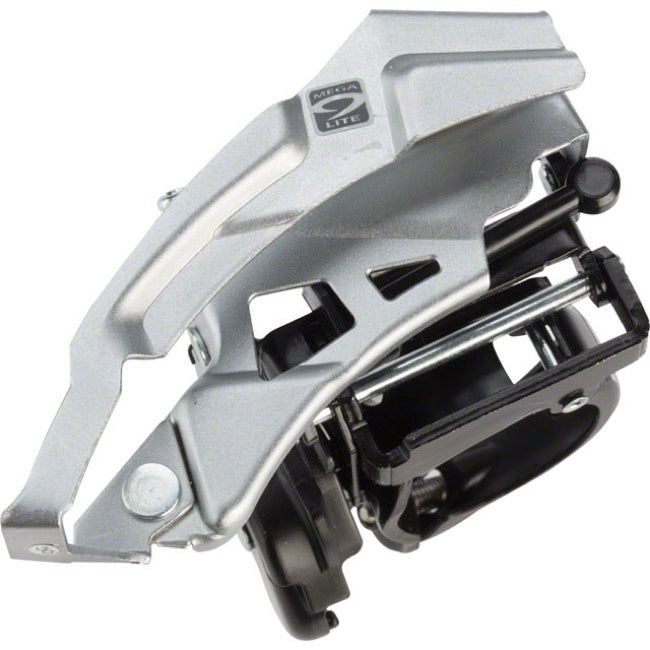 Shimano Acera M3000 9 Spd Triple MTB Front Derailleur Silver 28.6mm/31.8mm/34.9mm Top Swing - Down Pull