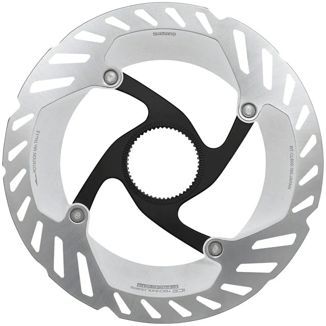 Shimano CL800 Disc Brake Rotor Silver 160mm Center Lock