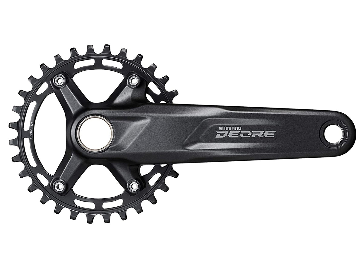 Shimano Deore M5100-1 Crankset - Black Black 170mm - 30t 52mm Chainline