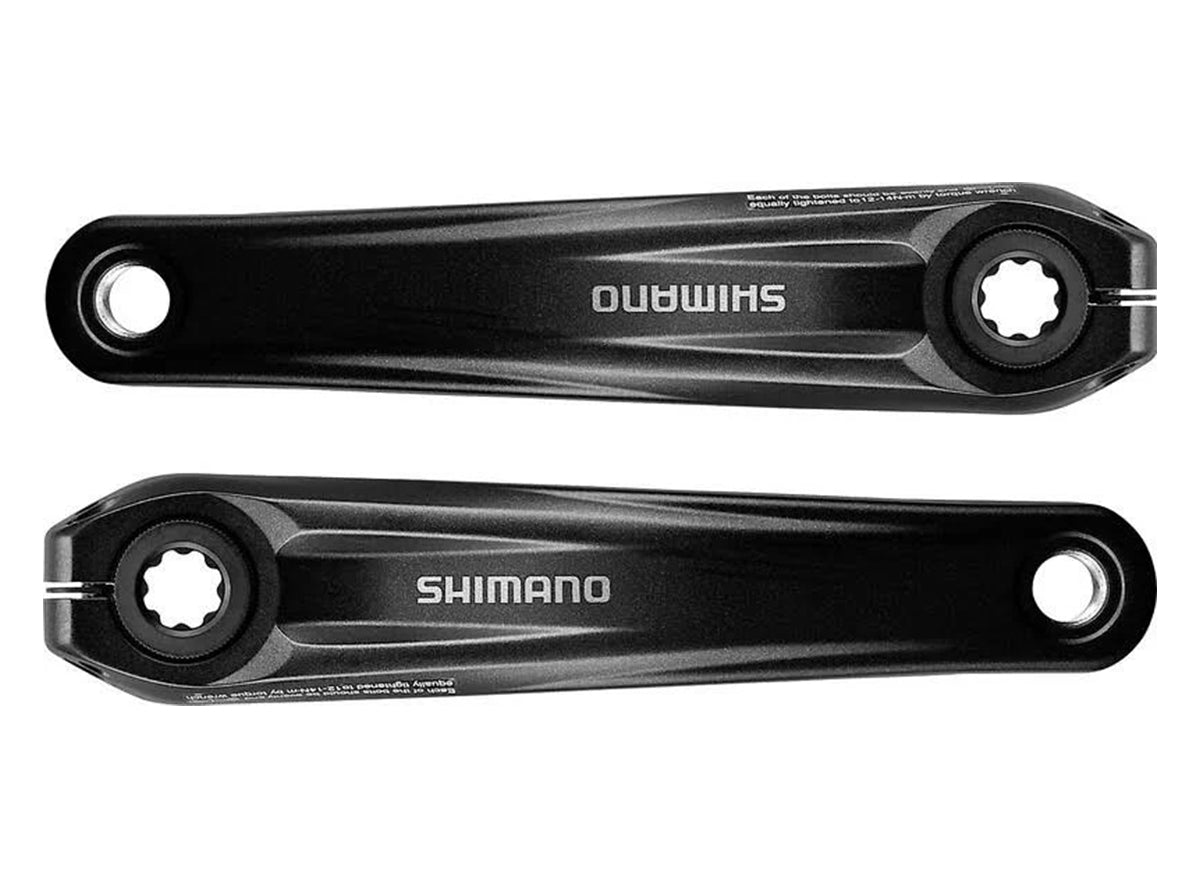 Shimano E8000 Crank Arm  - Black Black 160mm - Right Arm Only No BB