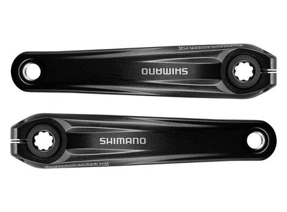 Shimano E8000 Crank Arm  - Black Black 160mm - Right Arm Only No BB