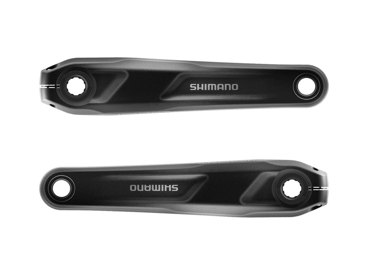 Shimano EM600 E-MTB Crank Arm Set - Black Black 160mm No BB