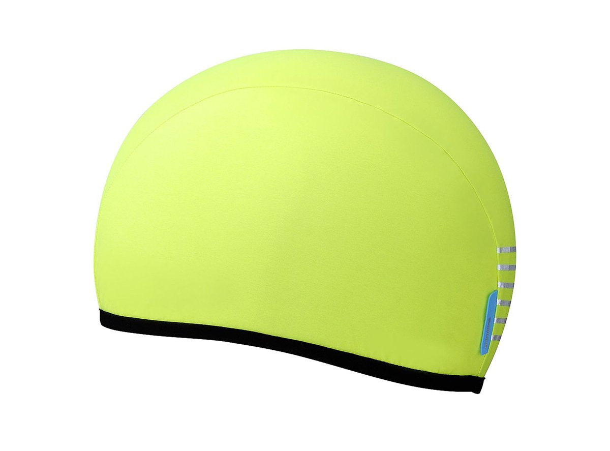 Shimano High-Visible Helmet Cover - Neon Yellow Neon Yellow  