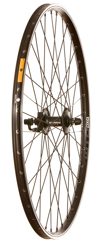 Shimano M475 on WTB DX18 Disc 700c Road Wheel - Front