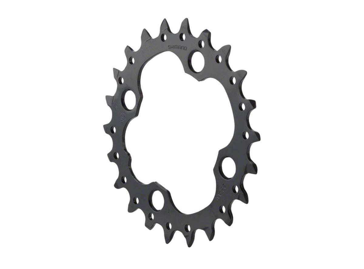 Shimano M672 SLX Chainring - Black Black 22t - 64mm Inner