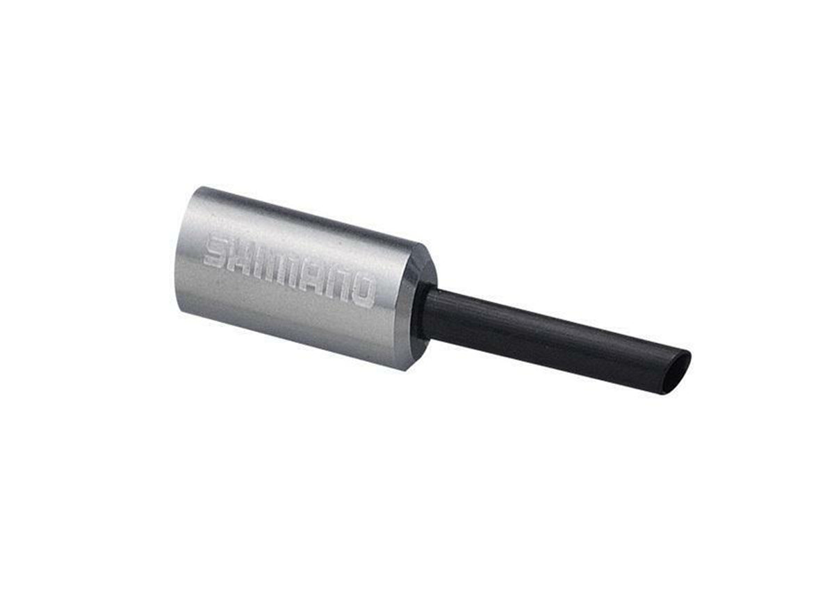 Shimano Outer Brake Casing Cap With Tongue Silver Each 