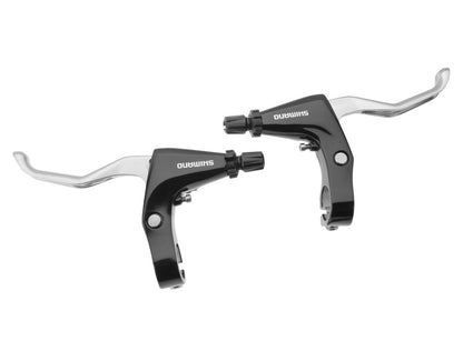 Shimano R780 V-Brake Levers Black - Silver Pair 