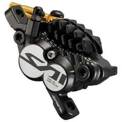 Shimano Saint M820 Disc Brake Caliper Black Front or Rear - PM - H03C Metal Pad w/Fin 