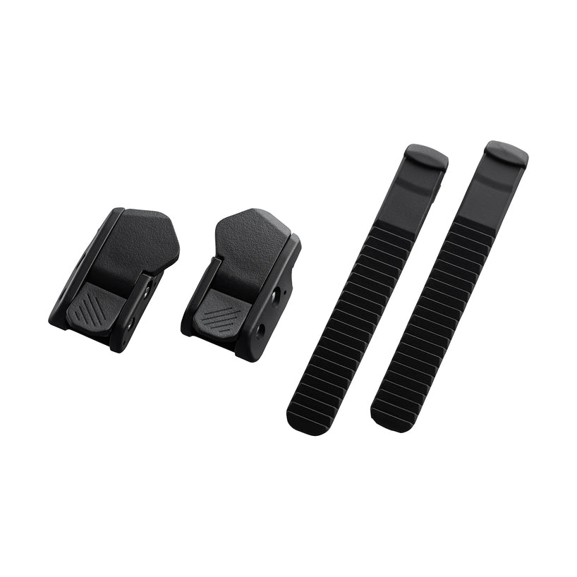 Shimano Super Low Profile Buckle - Strap Set - Black Black Fits - RP301/ME701/ME700/ME500/ME301/ME300 