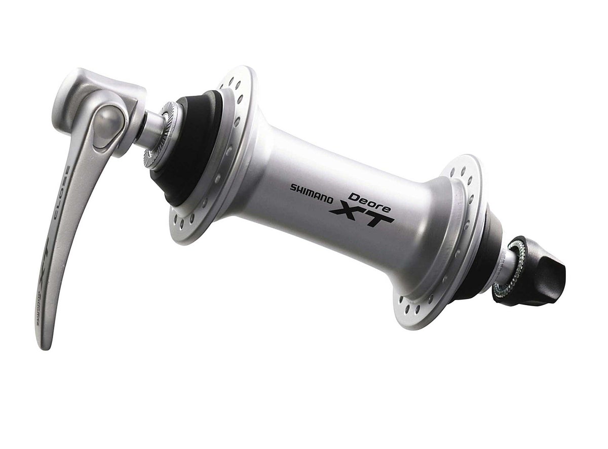 Shimano XT M770 Non Disc MTB Hub - Front - Silver Silver 9mmQR 32h