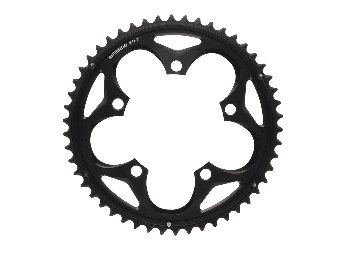 Shimano 105 FC5750 10 Spd Compact Chainring Black 34t - 110mm 
