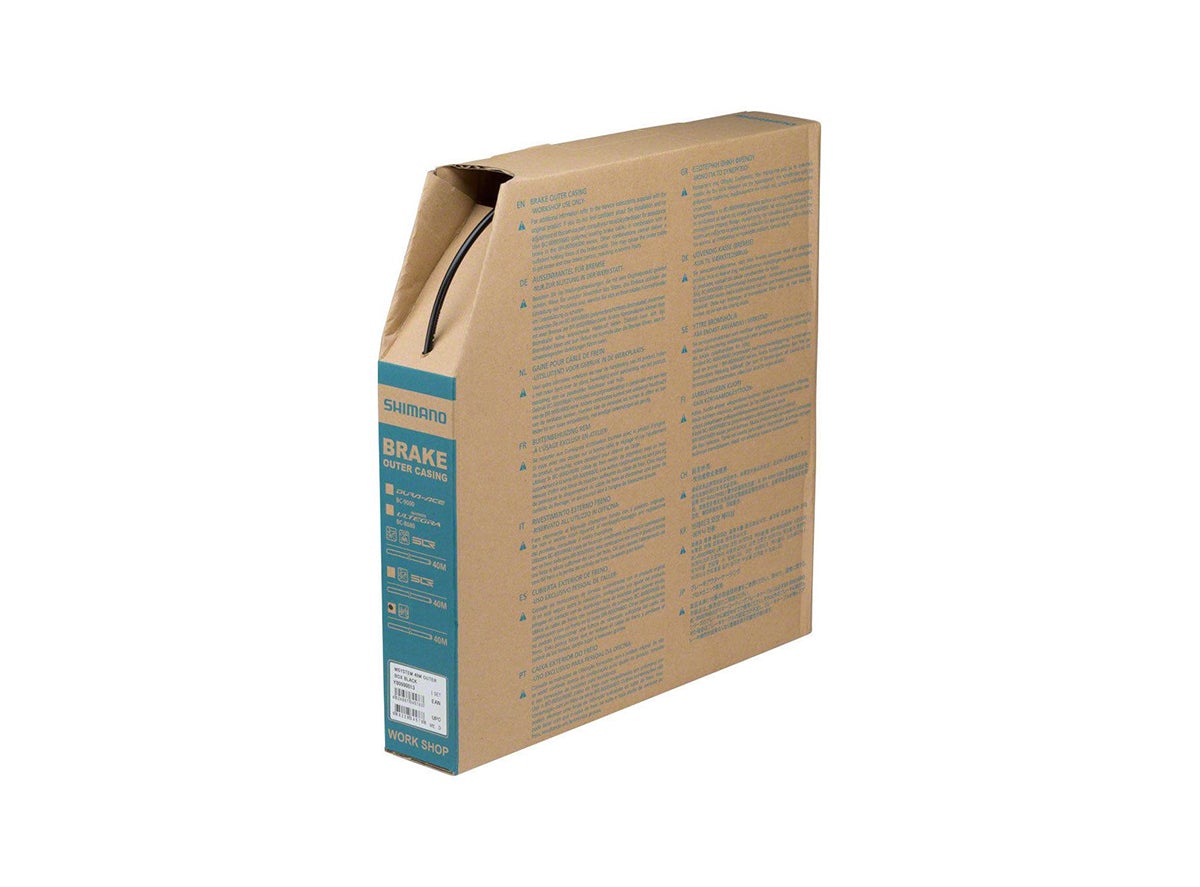 Shimano 5mm M-System Brake Housing - Black Black 1ft 