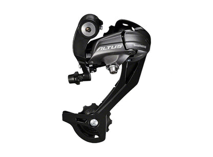 Shimano Altus M370 9 Spd MTB Rear Derailleur Black SGS - Long Cage 