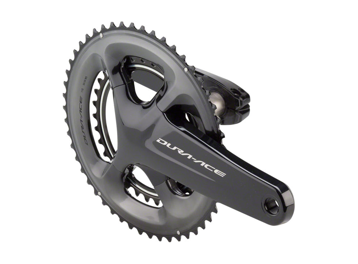Shimano Dura-Ace R9100 11 Spd Double Crankset Black - Gray 170mm - 53-39t 