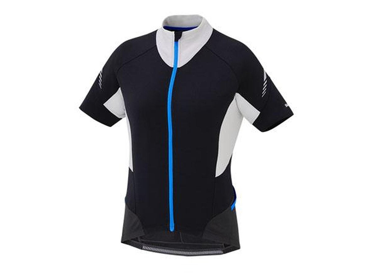 Shimano Escape Short Sleeve Road Jersey - Womens - Black-Gray Black - Gray Medium 