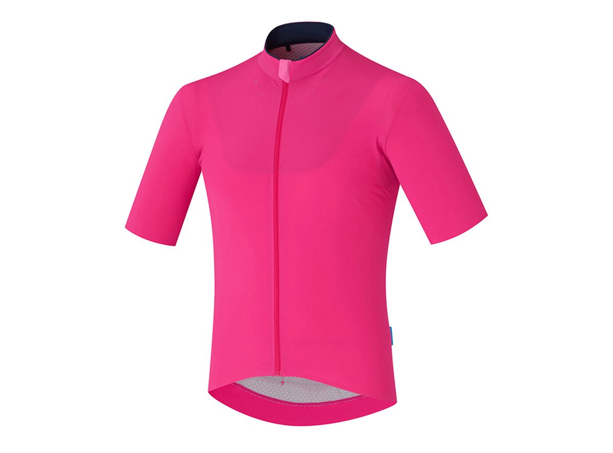 Shimano Evolve Short Sleeve Road Jersey - Pink Pink Large 