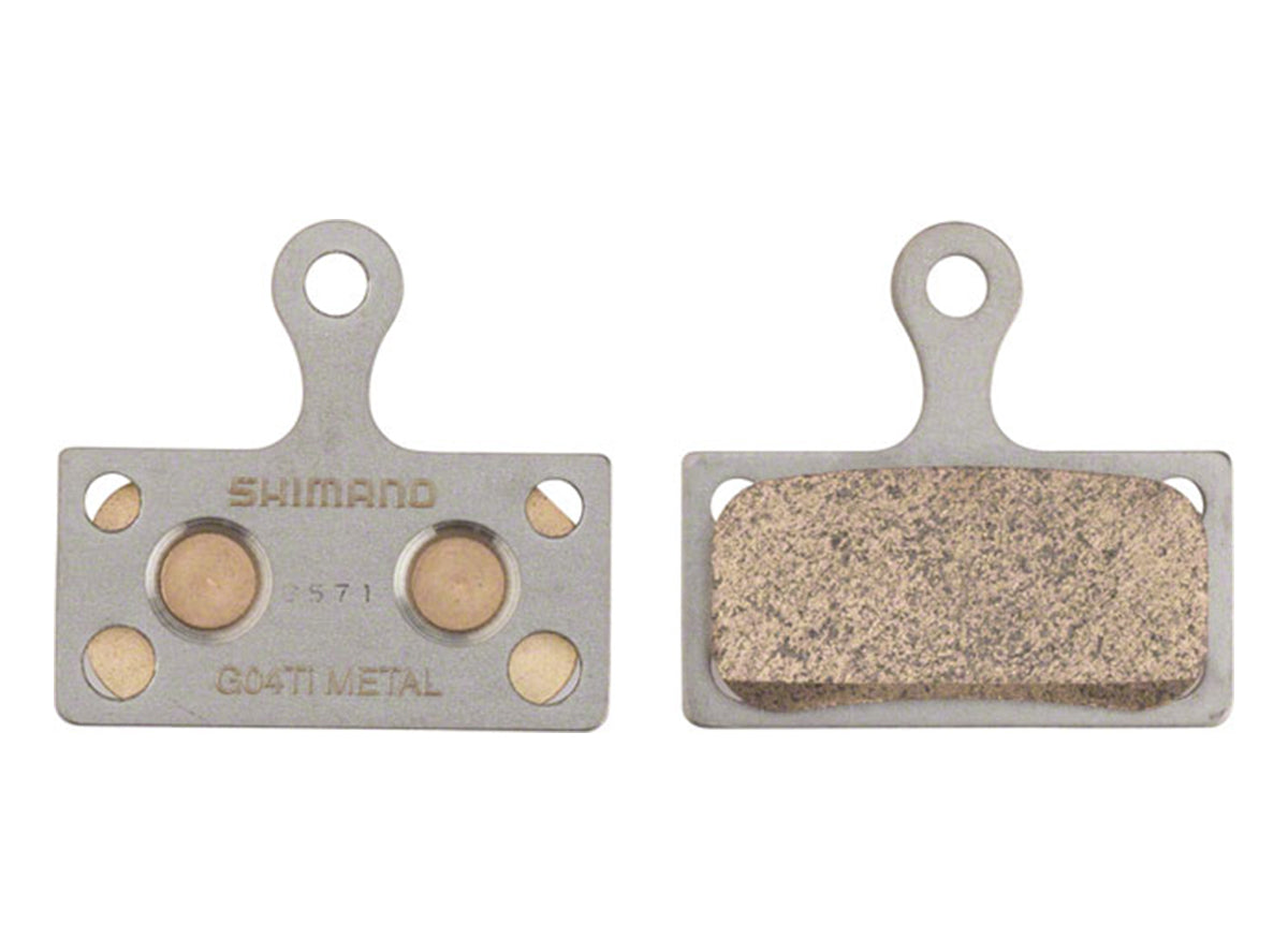 Shimano G04Ti Disc Brake Pad Silver Metal Pad 