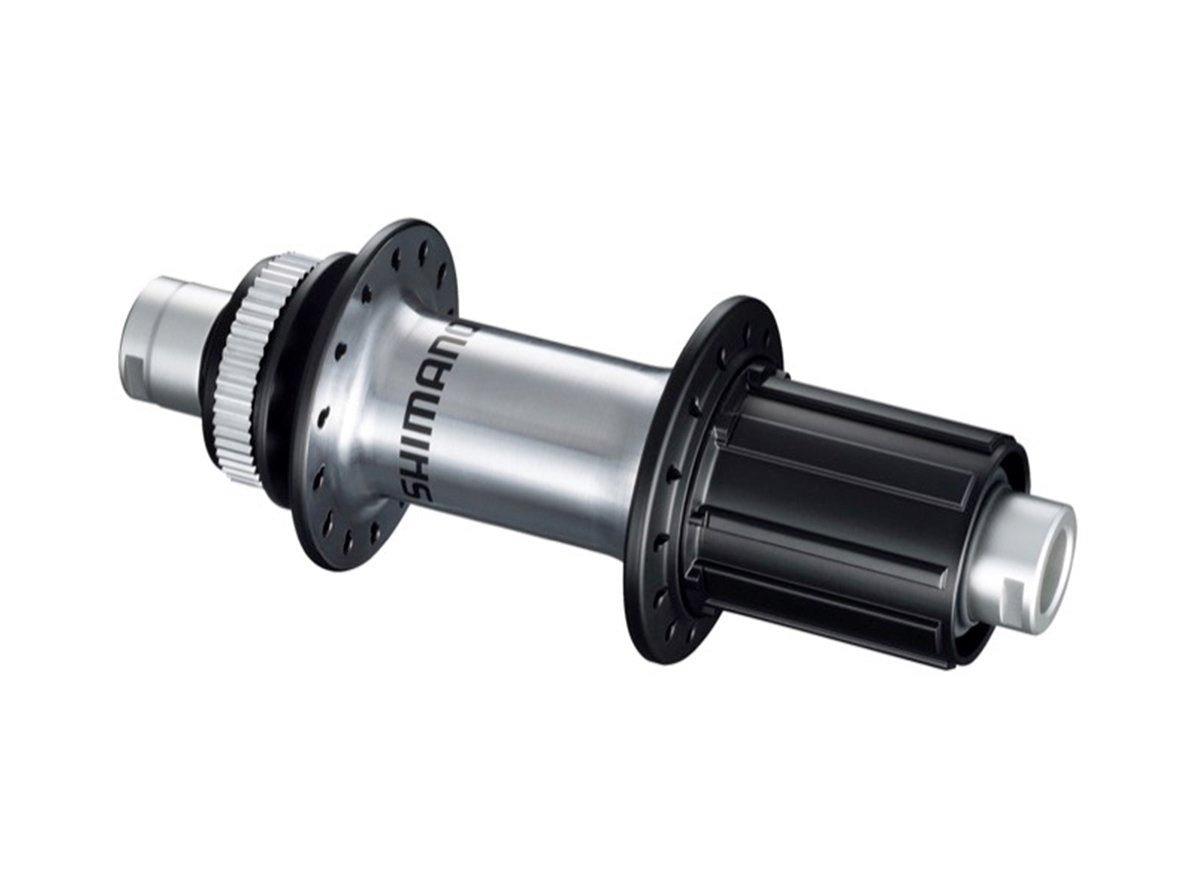 Shimano GRX RS770 Rear Disc Hub - Center Lock - Black-Silver