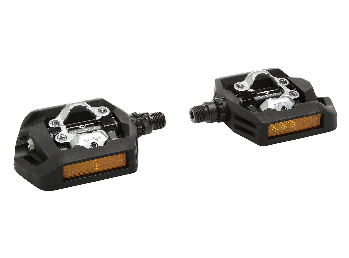 Shimano PD-T421 Click'R SPD Pedals Black Non Series - With Relector and Cleat 