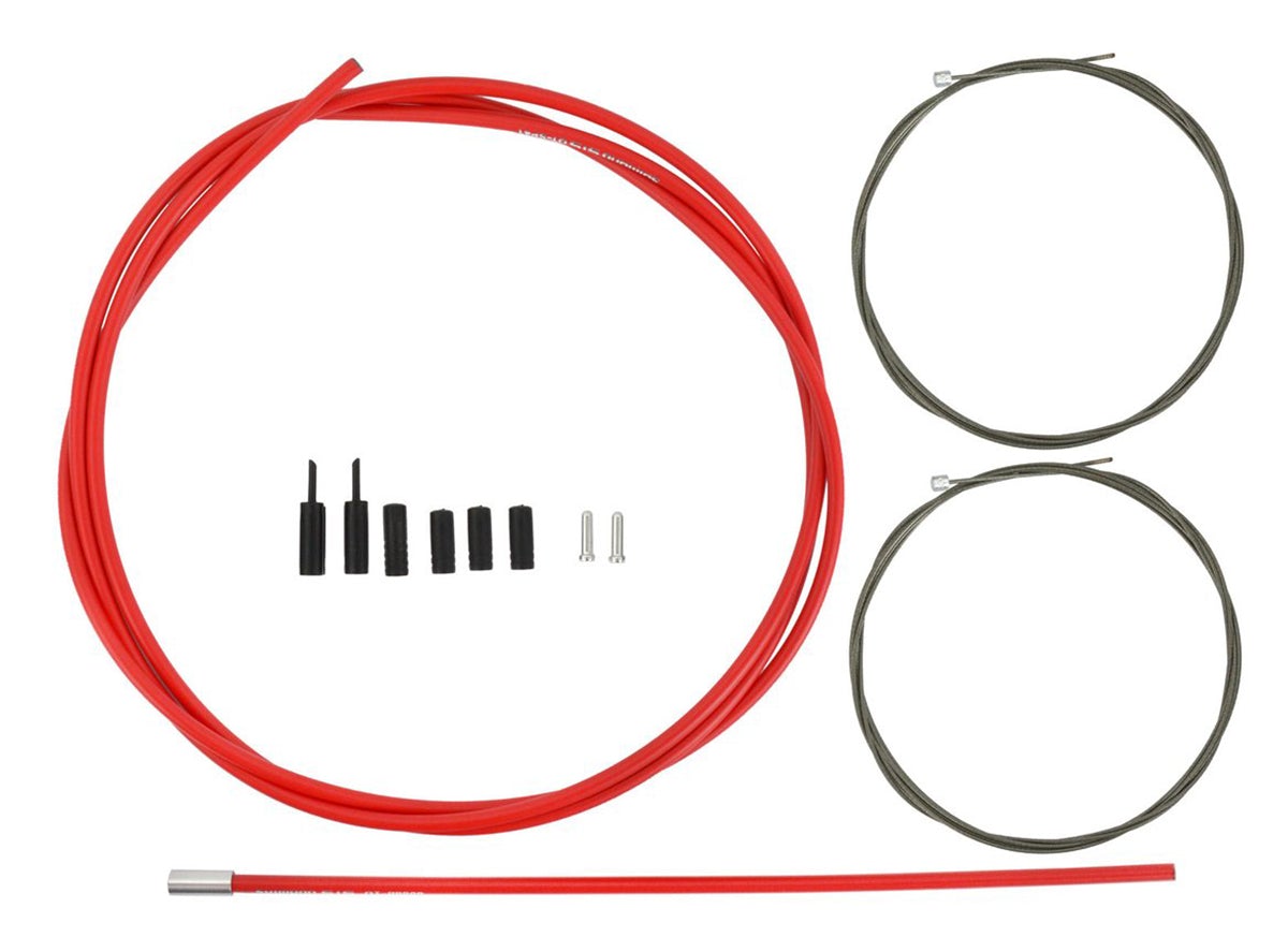 Shimano R7000 Optislick Shift Cable Set - Red Red  