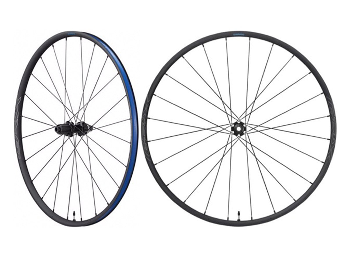 Shimano RX570 700c Tubeless Gravel Specific Disc Wheelset Black 12x100mm/12x142mm E-Thru Axle - 24h - Centerlock 