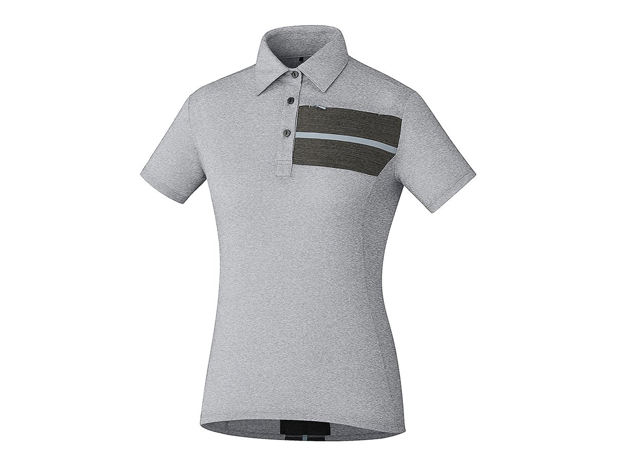 Shimano Transit Polo - Womens - Alloy Alloy Large 