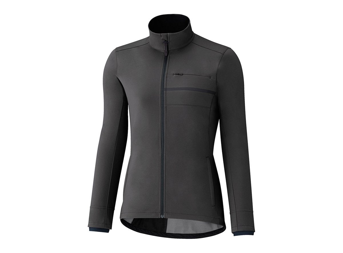 Shimano Transit Softshell Cycling Jacket - Womens - Raven Raven X-Small 