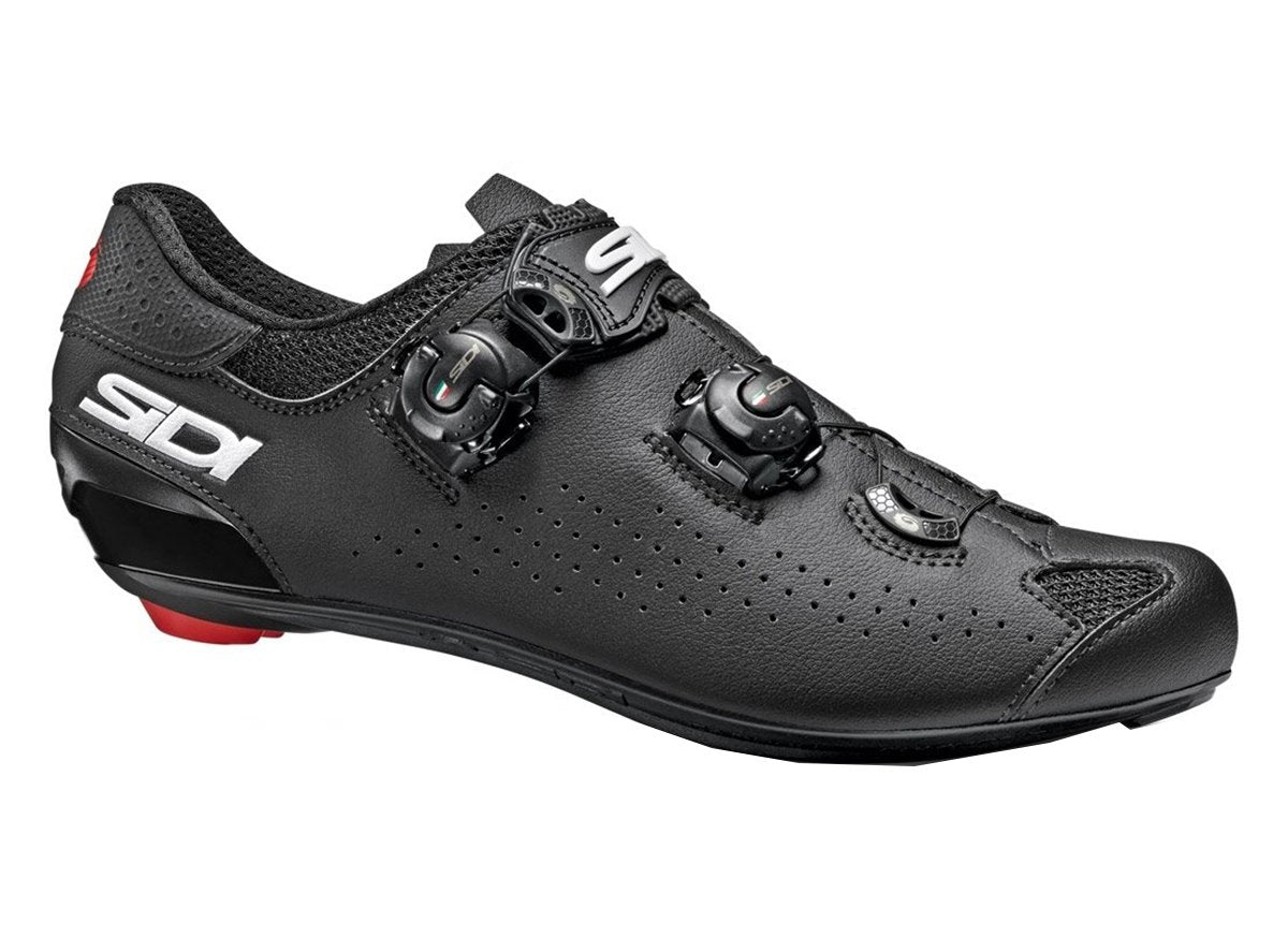 Sidi Genius 10 Road Shoe - Black-Black Black - Black EU 43 