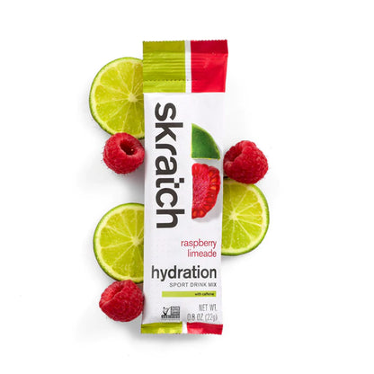 Skratch Labs Sport Hydration Drink Mix - Raspberry Limeade with Caffeine
