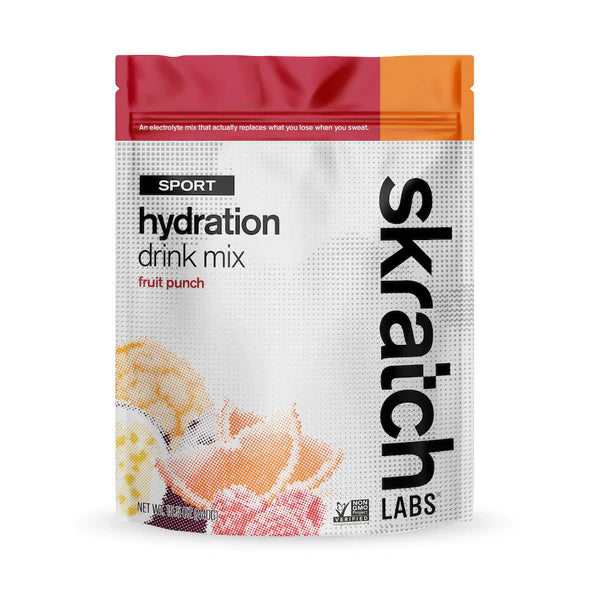 Skratch Labs Sport Hydration Mix - Fruit Punch Fruit Punch 440g - 20 Serving Resealable Bag 