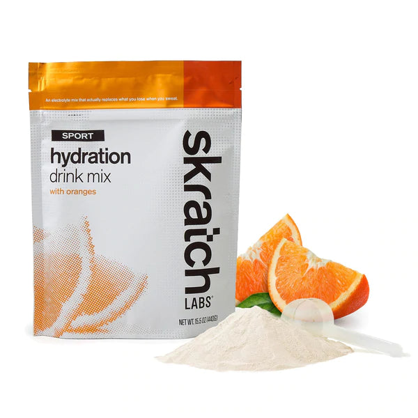 Skratch Labs Sport Hydration Mix - Oranges Oranges 440g - 20 Serving Resealable Bag 