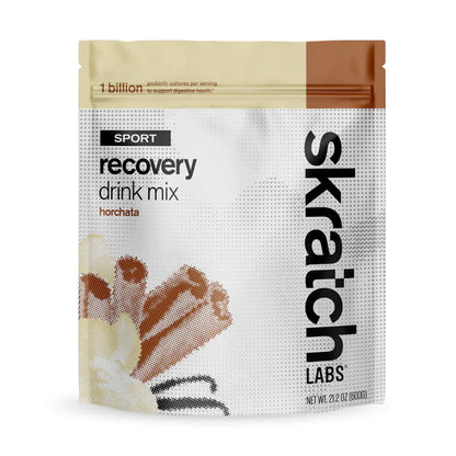 Skratch Labs Sport Recovery Drink Mix - Horchata Horchata 600g - 12 Serving Resealable Bag 