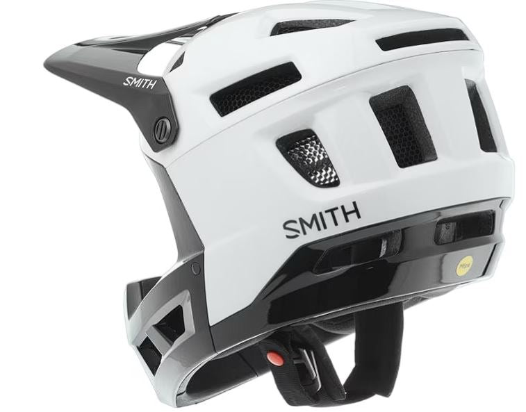 White full face online mtb helmet