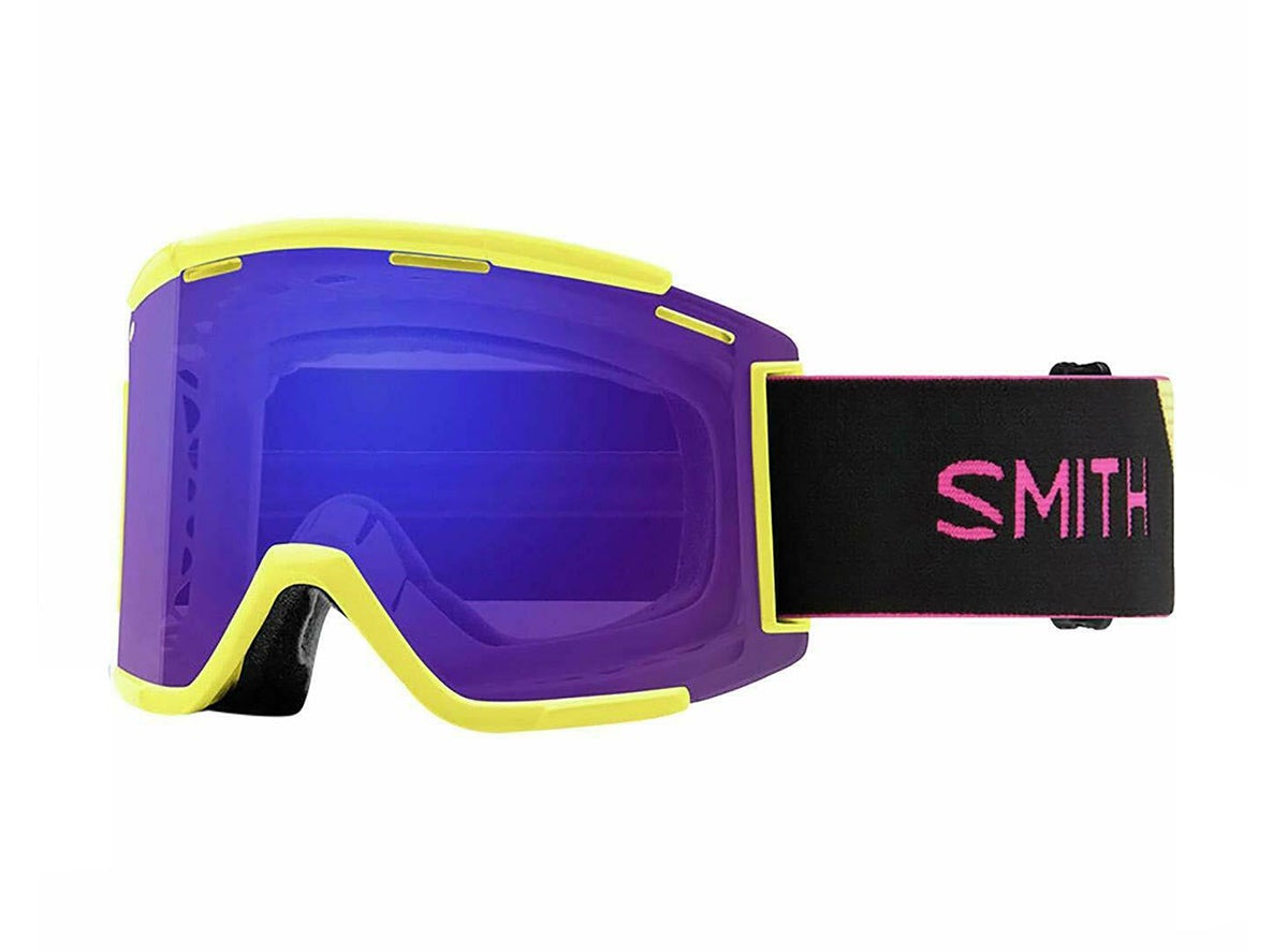 Smith Squad XL MTB Goggle - Citron-Black Citron - Black Clear Anti-Fog Lens 