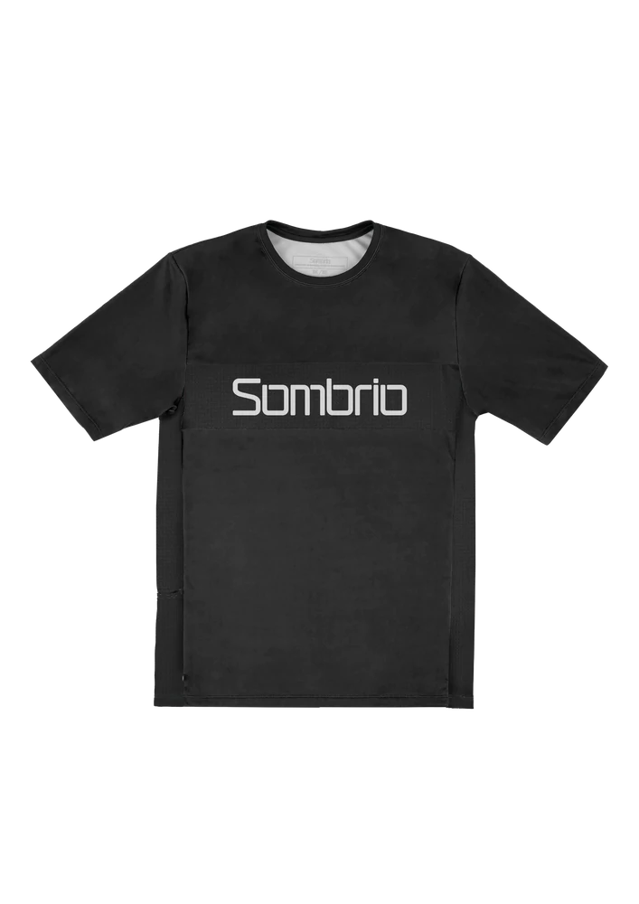 Sombrio Disturb Short Sleeve MTB Jersey - Black Black Small 