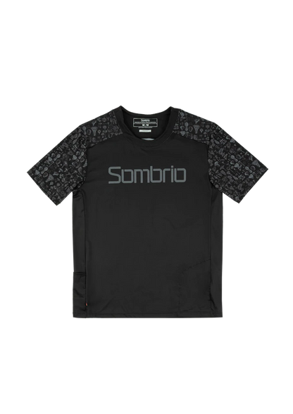 Sombrio Spur 2 Short Sleeve MTB Jersey - Mushroom Black Mushroom Black X-Small 